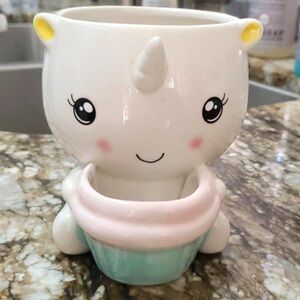 UNICORN MUG WITH TEA BAG HOLDER